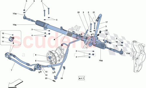 Part Diagram for Ferrari 268110