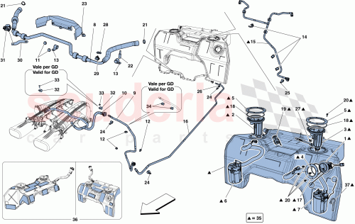 Part Diagram for Ferrari 281193