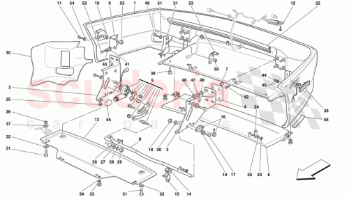 Part Diagram for Ferrari 64509210