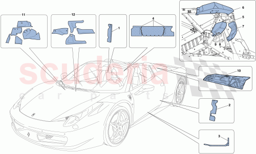 Part Diagram for Ferrari 84907700