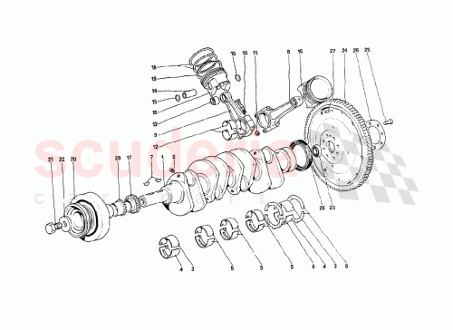 Part Diagram for Ferrari 122453