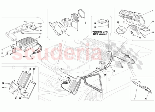 Part Diagram for Ferrari 65540500