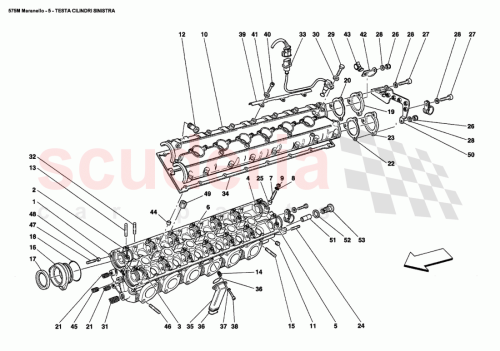 Part Diagram for Ferrari 194326