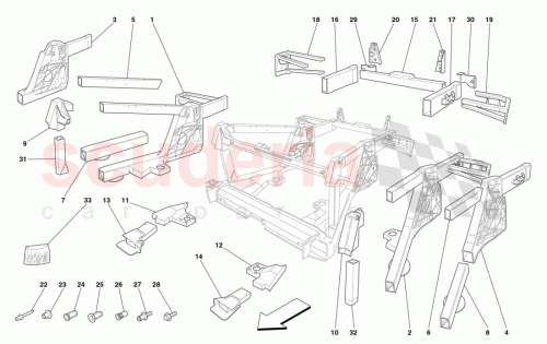 Part Diagram for Ferrari 66928700