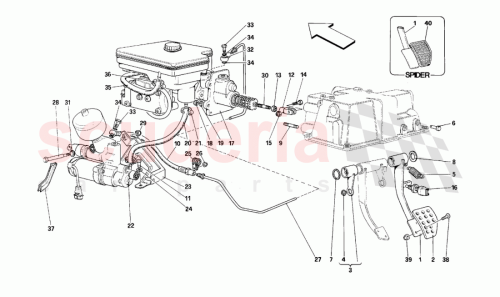 Part Diagram for Ferrari 157272