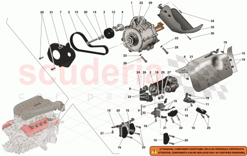 Part Diagram for Ferrari 297505