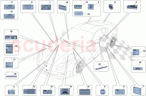 Part Diagram for Ferrari 804290