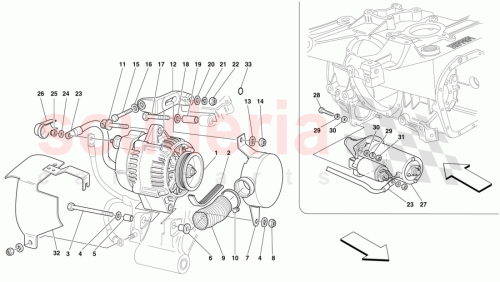Part Diagram for Ferrari 160858