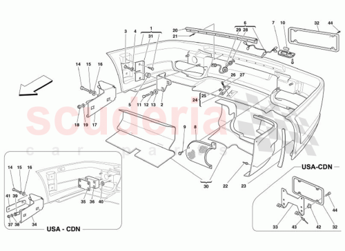 Part Diagram for Ferrari 66403610