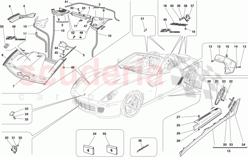 Part Diagram for Ferrari 15672777