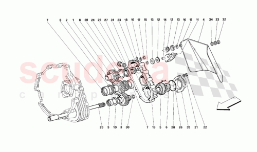 Part Diagram for Ferrari 154294