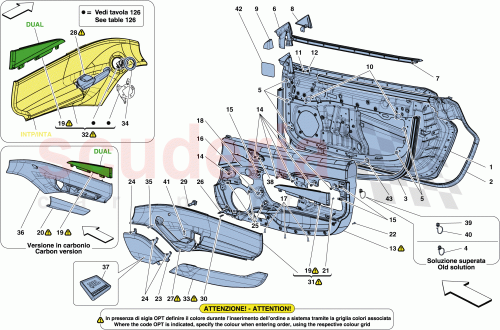 Part Diagram for Ferrari 87281111