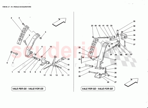 Part Diagram for Ferrari 164441