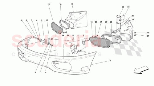 Part Diagram for Ferrari 65985400