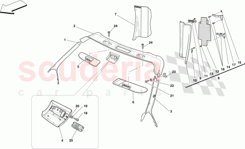 Part Diagram for Ferrari 14186880