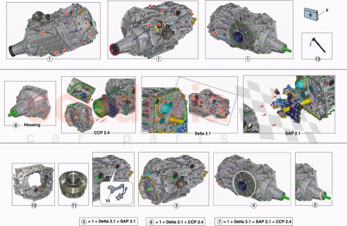 Part Diagram for Ferrari 70004199