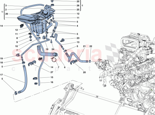 Part Diagram for Ferrari 302788