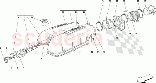 Part Diagram for Ferrari 226758