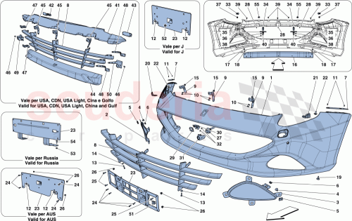 Part Diagram for Ferrari 86804110