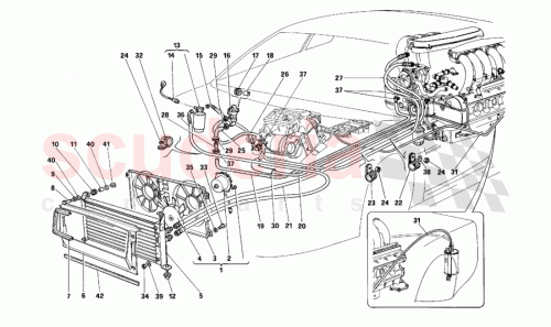 Part Diagram for Ferrari 124029