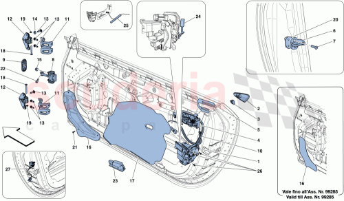 Part Diagram for Ferrari 83292400