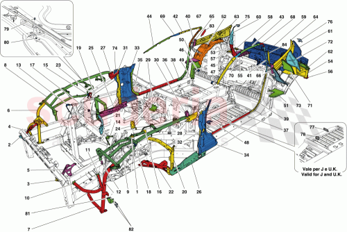 Part Diagram for Ferrari 261658