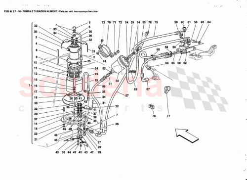 Part Diagram for Ferrari 171752