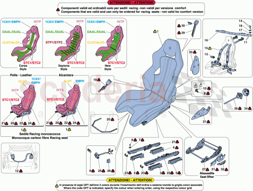 Part Diagram for Ferrari 803603