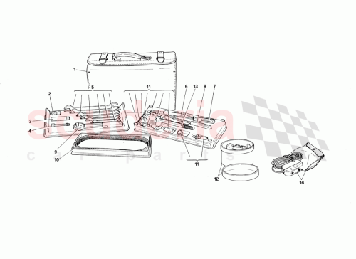 Part Diagram for Ferrari 95990112