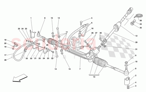 Part Diagram for Ferrari 155572
