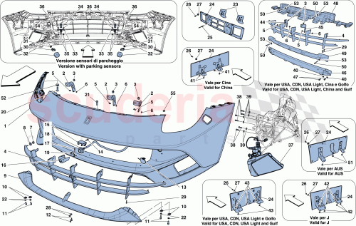 Part Diagram for Ferrari 83411200