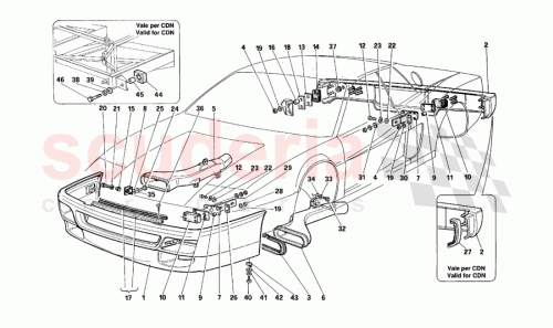 Part Diagram for Ferrari 63100600