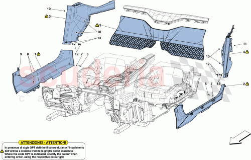 Part Diagram for Ferrari 761679