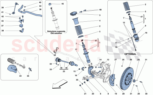 Part Diagram for Ferrari 259664