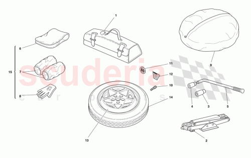Part Diagram for Ferrari 179630