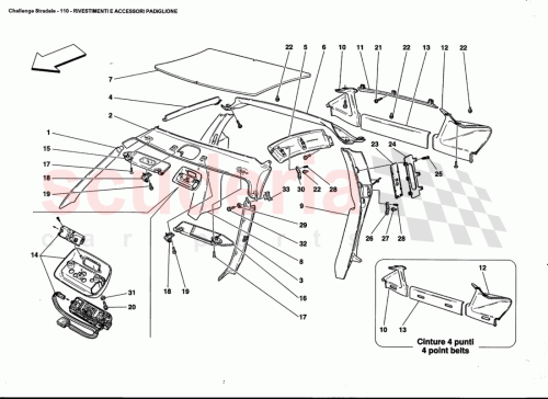 Part Diagram for Ferrari 677761