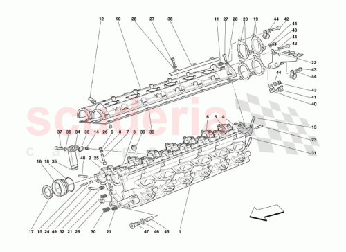 Part Diagram for Ferrari 163987
