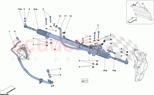 Part Diagram for Ferrari 323251