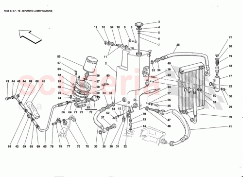 Part Diagram for Ferrari 145039