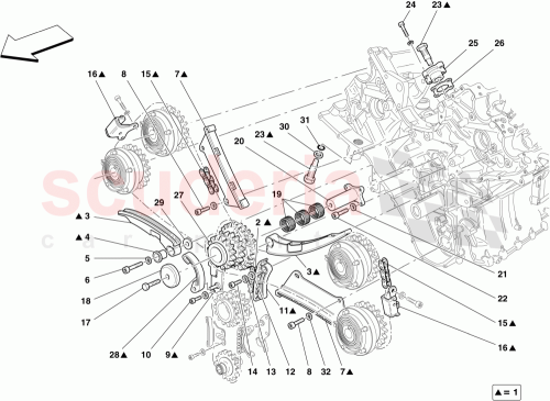 Part Diagram for Ferrari 175306