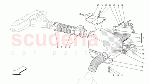 Part Diagram for Ferrari 64169400
