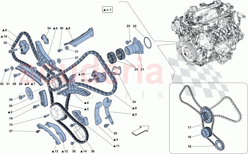 Part Diagram for Ferrari 322199