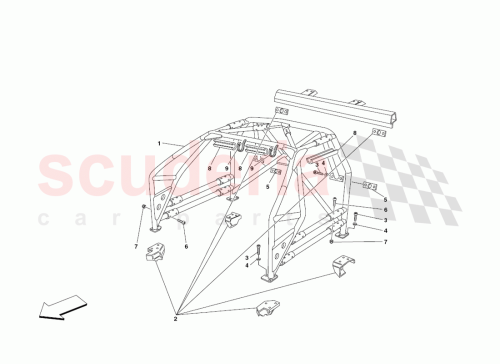 Part Diagram for Ferrari 70000947