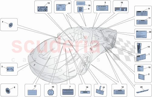 Part Diagram for Ferrari 312126