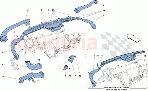 Part Diagram for Ferrari 84088300