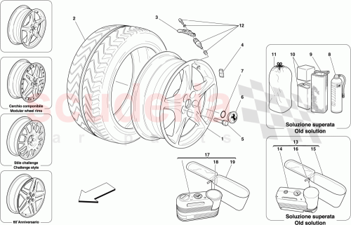 Part Diagram for Ferrari 194186