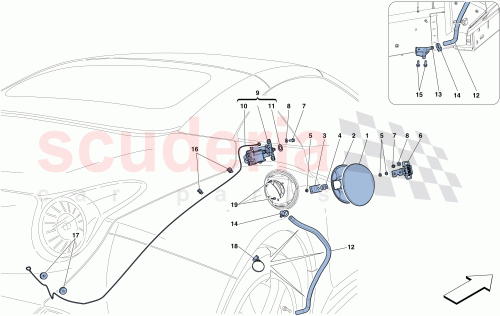 Part Diagram for Ferrari 85143200