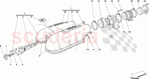 Part Diagram for Ferrari 214932