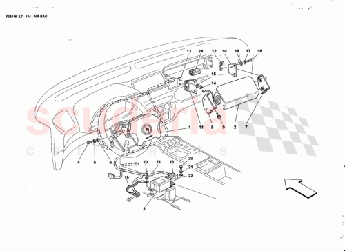 Part Diagram for Ferrari 64628800