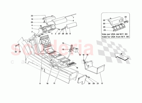 Part Diagram for Ferrari 633397